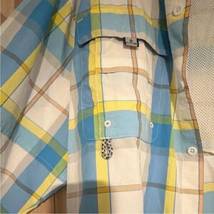 Columbia Men's Multicolor Plaid Button Down Shirt